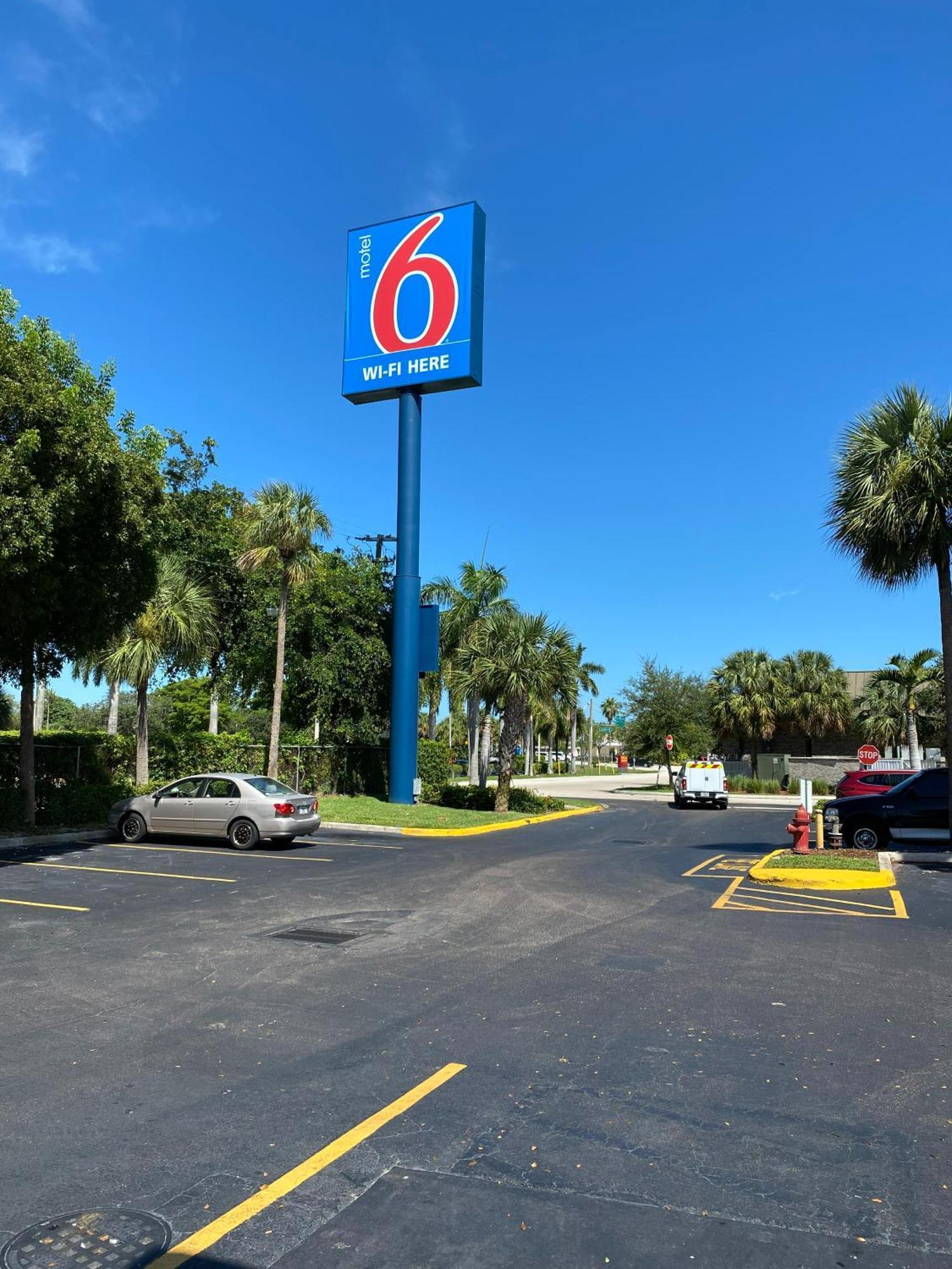 Motel 6-Lantana West Palm Beach, Fl Exteriör bild